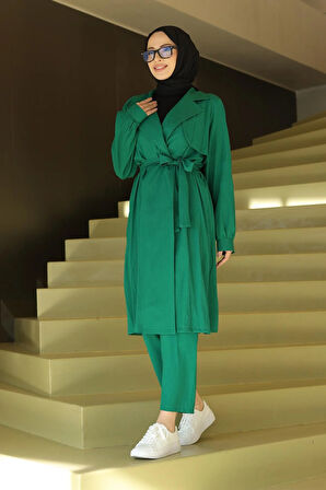 Ay Parça Detaylı Takım Yeşil