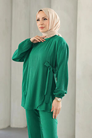Bağlama Detaylı Takım Yeşil