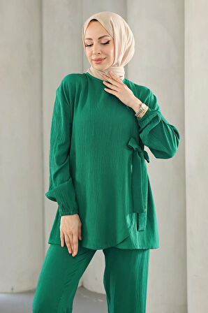 Bağlama Detaylı Takım Yeşil