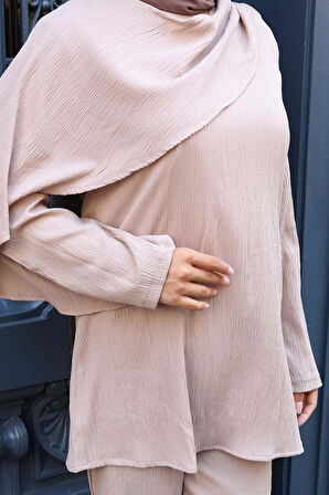 Pelerin Detaylı Takım Vizon