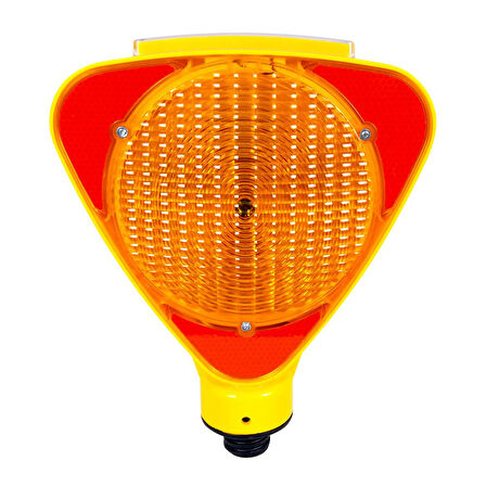 Solar Sarı Üçgen Flaşörlü Siyah Delinatör Seti