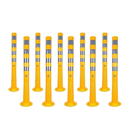 Delinatör 100 x 8 cm Sarı 10 Adet, Esnek Duba