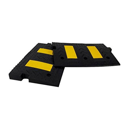 Kauçuk Rampa Set, Otopark Rampası, Kaldırım Rampası 50x30x4,5 cm 3 Metre