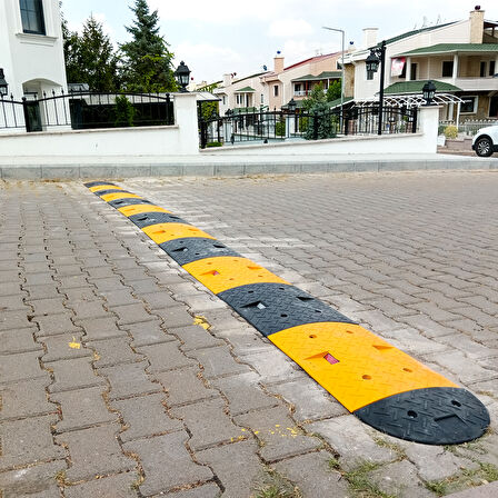 Kauçuk Yol Kasisi Destekli, Hız Kesici Set 6,5 Metre