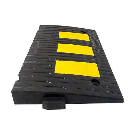 Kauçuk Rampa, Otopark Rampası, Kaldırım Rampası 50x30x4,5 cm - 3 Bantlı