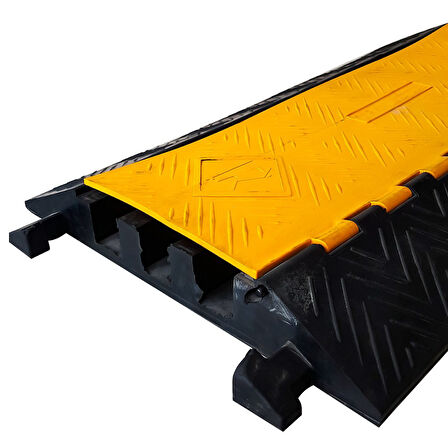 Kablo Kanallı Hız Kesici 3 Kanallı, Yol Kasisi 96 x 50 x 7 cm