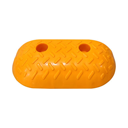 Yüksek Etkili Hız Kesici Kapağı, Yol Kasisi Kapağı 10 x 25 x 5 cm Sarı