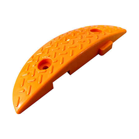 Oval Hız Kesici Kapağı, Yol Kasisi Kapağı 10 x 30 x 5 cm Sarı