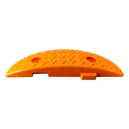 Oval Hız Kesici Kapağı, Yol Kasisi Kapağı 10 x 30 x 5 cm Sarı