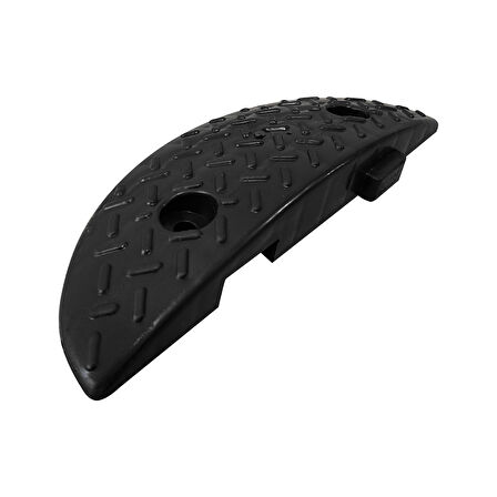 Oval Hız Kesici Kapağı, Yol Kasisi Kapağı 10 x 30 x 5 cm Siyah