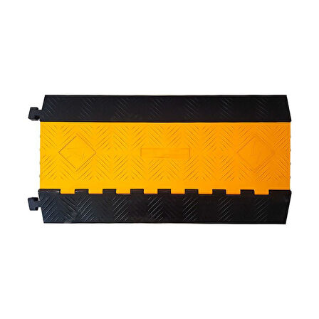 10'lu Kablo Kanallı Hız Kesici Seti  5 Kanallı, Yol Kasisi 96 x 50,5 x 6 cm