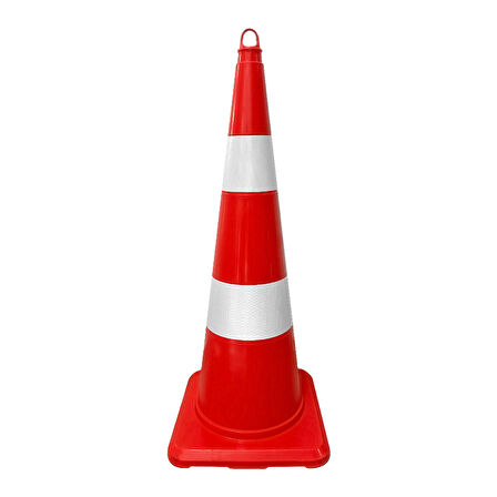 5 Adet TPE Trafik Konisi 90 cm Çift Reflektifli Trafik Dubası Seti