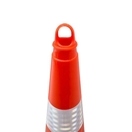 5 Adet PVC Trafik Konisi 90 cm Çift Reflektifli Trafik Dubası Seti