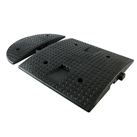 Kedi Gözlü Hız Kesici Kapağı PPC, Yol Kasisi Kapağı 50 x 25 x 5 cm Siyah
