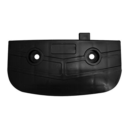 Mercekli Klasik Hız Kesici Kapağı, Yol Kasisi Kapağı 25 x 12 x 3,5 cm Siyah
