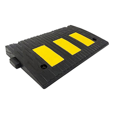 Kauçuk Rampa Set, Otopark Rampası, Kaldırım Rampası 30 x 50 x 4,5 cm - 3 Bantlı - 4,5 Metre