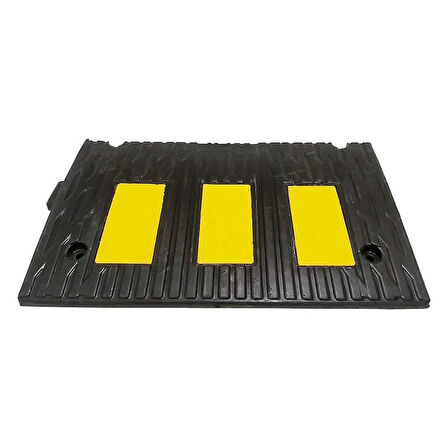 Kauçuk Rampa Set, Otopark Rampası, Kaldırım Rampası 30 x 50 x 4,5 cm - 3 Bantlı - 6,5 Metre