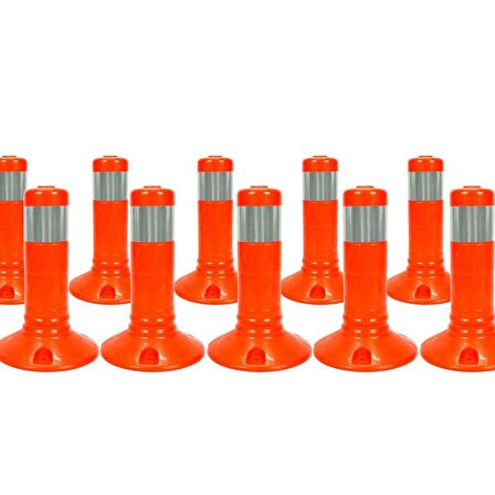 10`lu Delinatör Set 30 x 8 cm, Esnek Duba