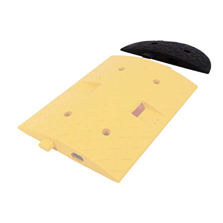 Kauçuk Yol Kasisi Destekli, Hız Kesici Kapağı 20 x 40 x 4 cm