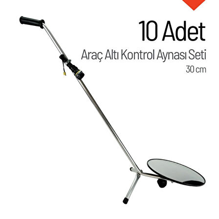 Araç Altı Kontrol Aynası 30 cm Onlu Set