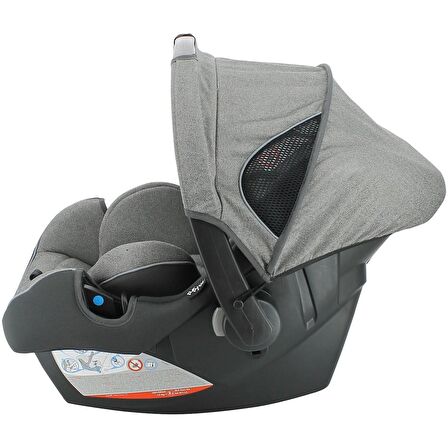 Comfymax Platinium 0-13kg Lüks Ana kucağı Oto Koltuğu - Grey