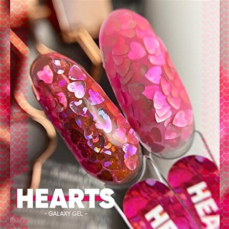 Nail art jel GEL Galaxy Hearts 5 gr
