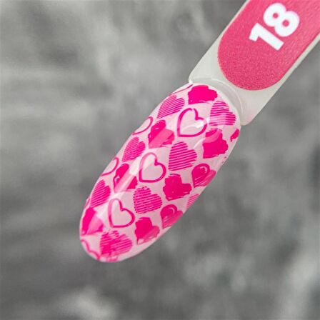 Stamping oje "Tramp Stamp" 18 Pembe 8 ml