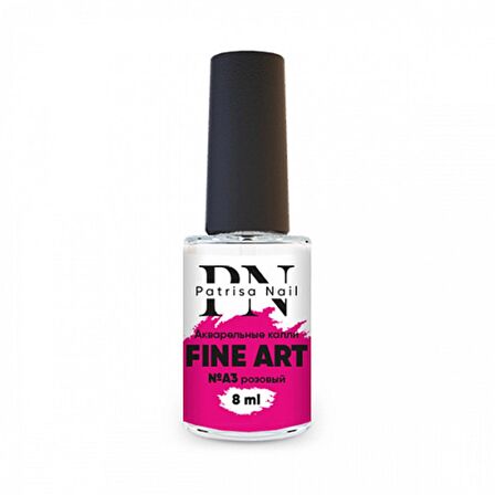 Sulu Boya Fine Art A3, Akvarel Damla Pembe 8 ml