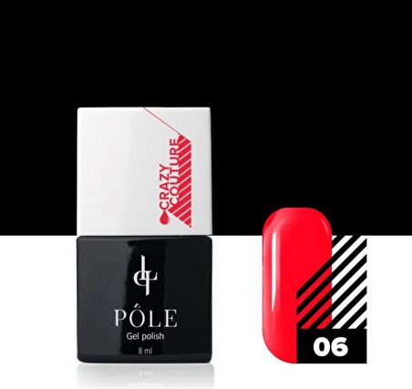 Kalıcı oje Crazy couture 06 - Kırmızı 8 ml.