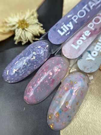 Rubber Base Kamuflaj Potal LILY 8ml Renkli baz