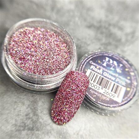 Işığı yansıtan pigment Flash Glow Pink - Pembe 5gr