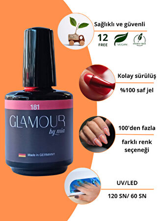 Glamour Kalıcı Oje 181