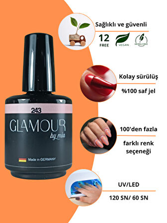 Glamour Kalıcı Oje 243