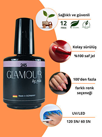 Glamour Kalıcı Oje 245