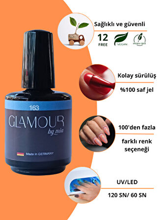 Glamour Kalıcı Oje 163