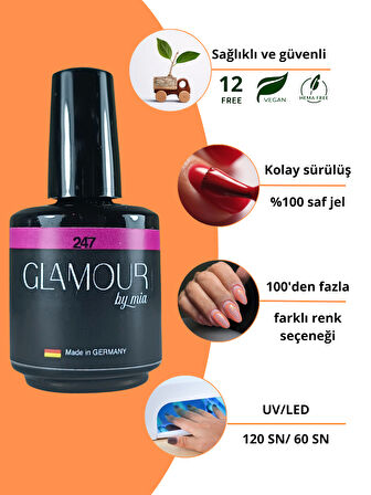 Glamour Kalıcı Oje 247