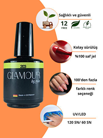 Glamour Kalıcı Oje 203