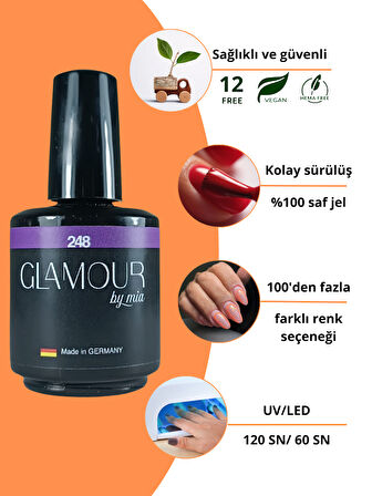 Glamour Kalıcı Oje 248