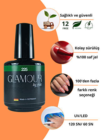 Glamour Kalıcı Oje 225