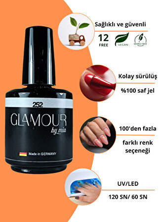 Glamour Kalıcı Oje 252