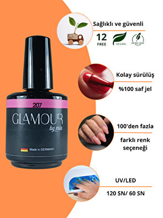 Glamour Kalıcı Oje 207