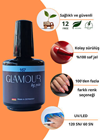 Glamour Kalıcı Oje 167