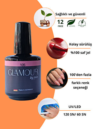 Glamour Kalıcı Oje 105