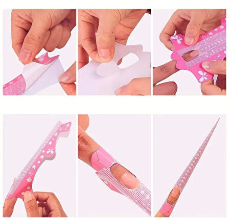 Ekstra Uzun Alt form şablonlar 10 adet - 15*8.5cm