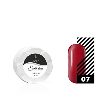 Jel boya Örümcek & Nail art/dizayn Silk line 07 kırmızı 6 ml. Örümcek ağı