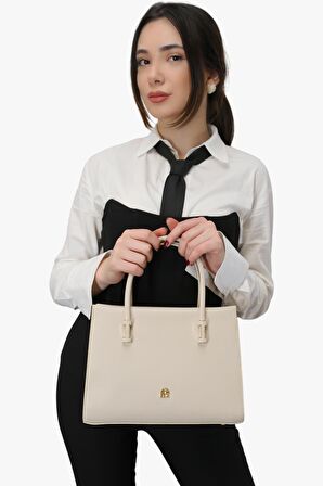 Sosela 67-8080 Kadın Emili Bej Omuz ve Kol Çanta