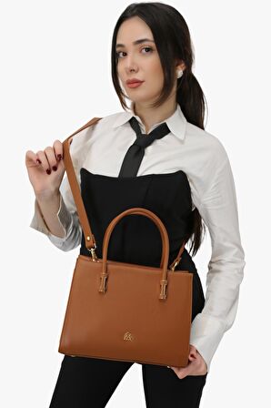 Sosela 67-8080 Kadın Emili Taba Omuz ve Kol Çanta