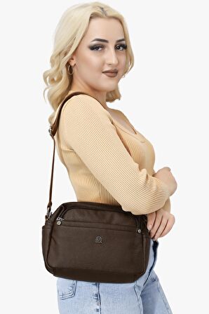 Sosela 67-7081 Kadın Annabel Kahverengi Çarpraz Askılı Çanta