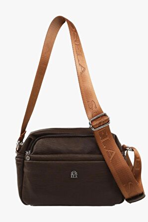 Sosela 67-7081 Kadın Annabel Kahverengi Çarpraz Askılı Çanta