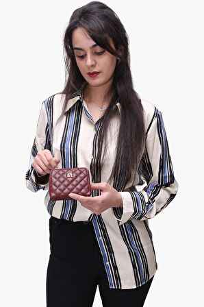 Sosela 56-4034 Kadın Lady Bordo Cüzdan